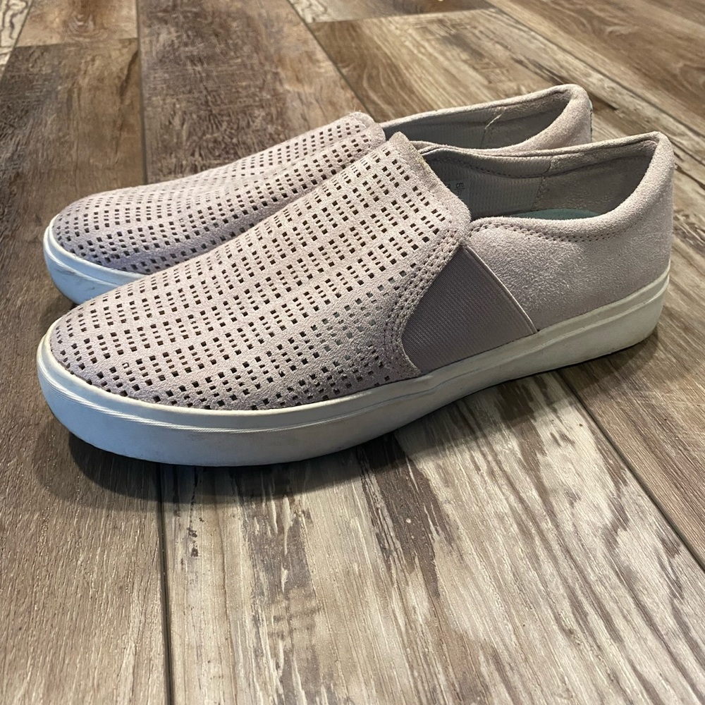 Dr. Scholl’s grey perforated slip-on sneaker